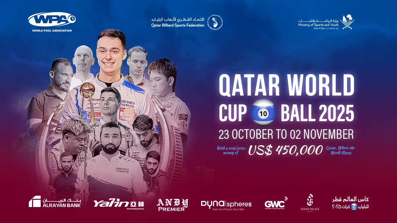 Giải Qatar World Cup 10-Ball 2025 chính thức khởi tranh: Cơ thủ Dương Quốc Hoàng đại diện Việt Nam góp mặt tại đấu trường đẳng cấp thế giới